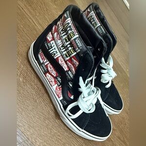 Vans Sk8 Hi Label Mix Skateboard Shoes Sneakers Mens Size 8 Womens 9.5